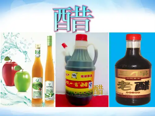 乙酸  课件  高一下学期化学人教版(2019)必修第二册