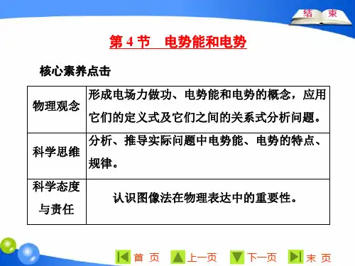 高中物理选修3-1课件   第一章  第4节  电势能和电势