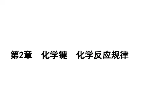 鲁科版高中化学必修第2册 第2章 化学键 化学反应规律 第2节 化学反应与能量转化