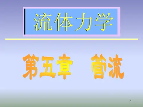 第五章管道流动(中文)