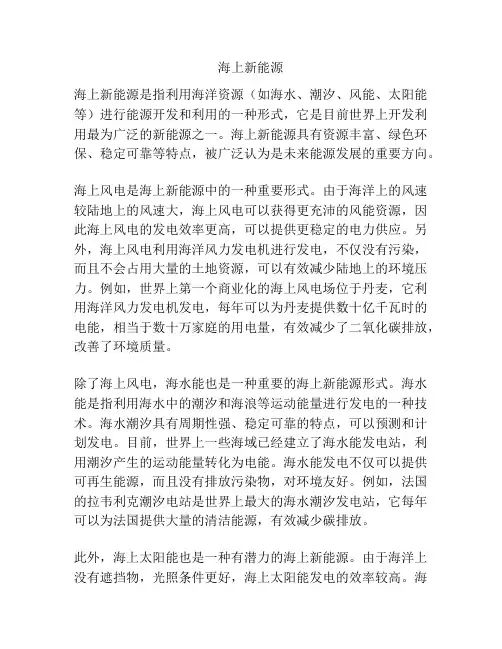 海上新能源