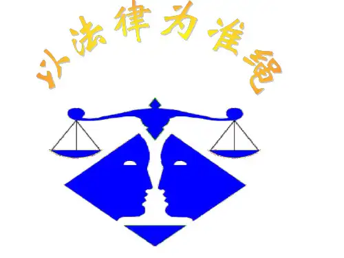 以法律为准绳