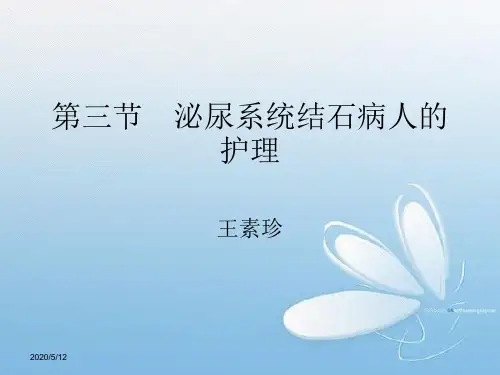 泌尿系统结石病人的护理ppt课件