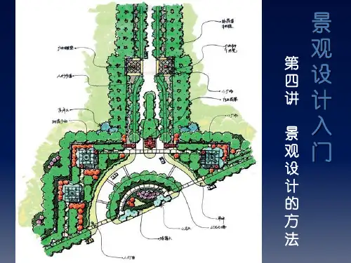 第四讲 景观设计的方法 ppt课件
