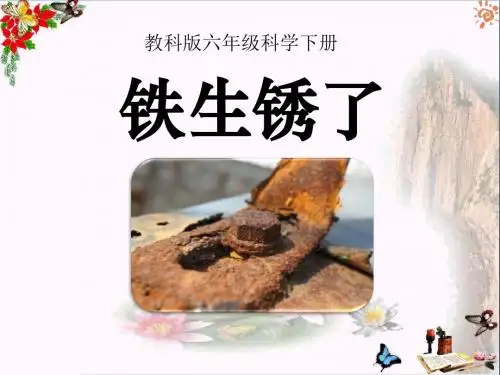 铁生锈了 物质的变化PPT优秀课件