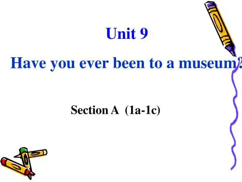 新目标英语八年级下：Unit 9 单元ppt课件period1
