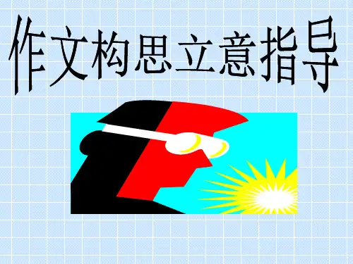 作文构思立意指导之课件