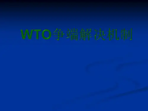 WTO争端解决机制案例分析-优缺点及建议