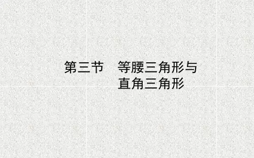 中考数学复习第四章几何初步与第三节等腰与直角课件08