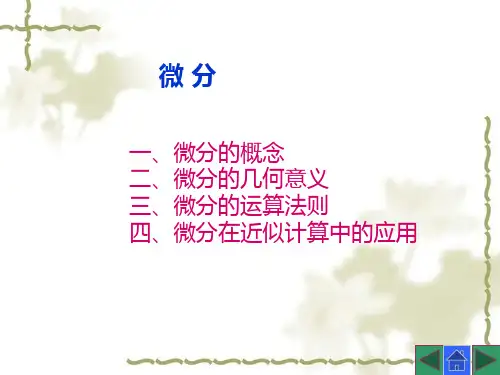 高等数学(第三版)课件：微分