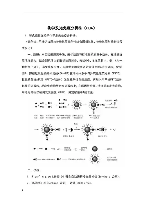化学发光免疫分析法-自己整理