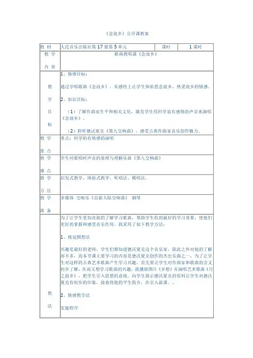 念故乡