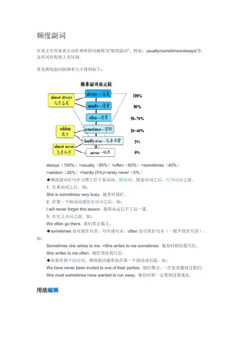 英语人教版八年级上册微课之频度副词