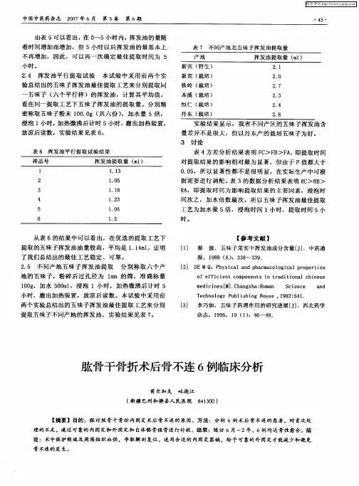 肱骨干骨折术后骨不连6例临床分析