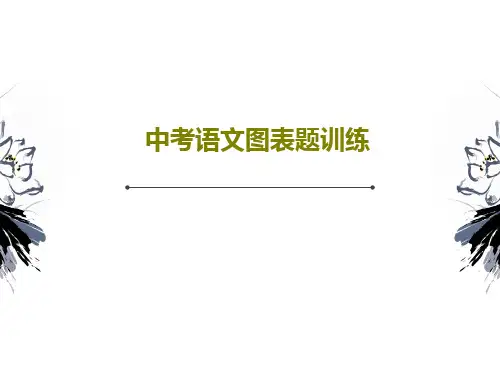 中考语文图表题训练共55页文档