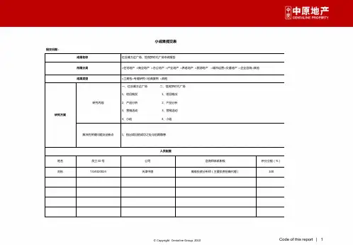红谷滩万达广场、恒茂梦时代广场市调报告
