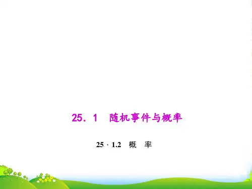 人教版九年级数学上册《概 率》课件