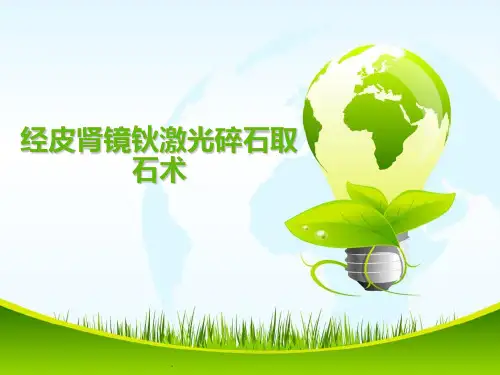 经皮肾镜钬激光碎石取石术ppt课件