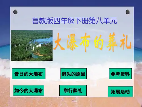 大瀑布的葬礼www -PPT课件 