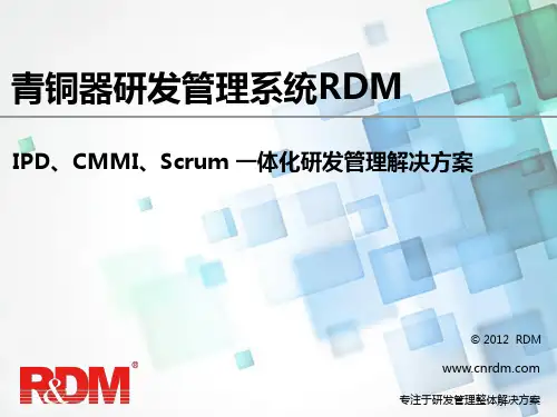 青铜器研发管理软件rdmipd+cmmi+scrum一体化研发管理解决方案v--资料