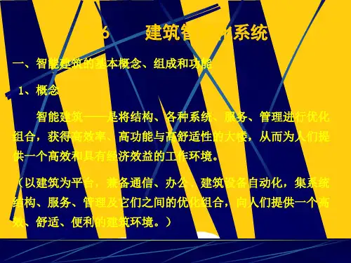 【实用】建筑智能化系统PPT文档