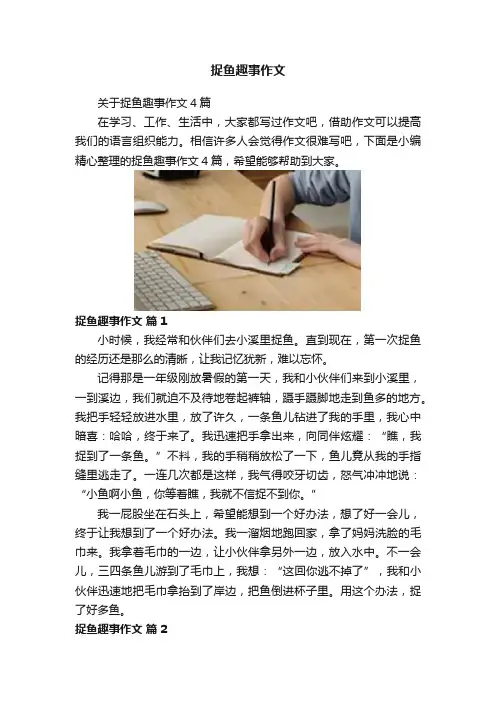 捉鱼趣事作文