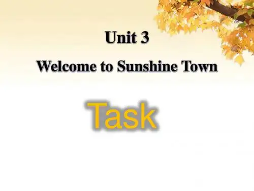 牛津译林版七年级英语下 Unit3 Task课件(共23张ppt)