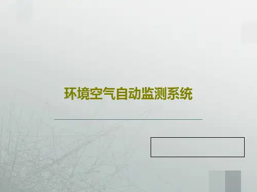 环境空气自动监测系统PPT29页