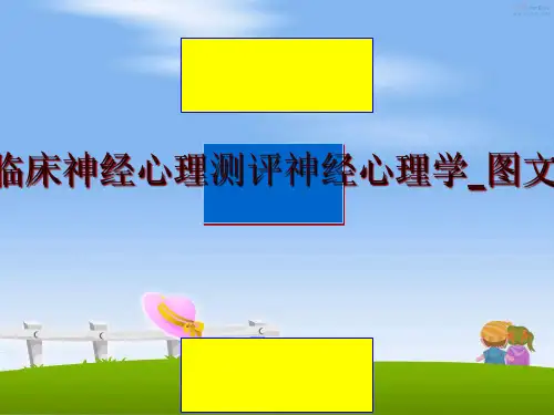 最新临床神经心理测评神经心理学_图文幻灯片课件