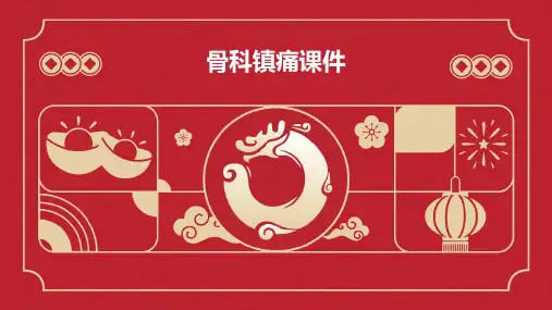骨科镇痛课件