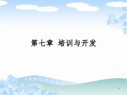 培训与开发完美课件 PPT课件