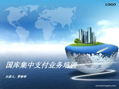 国库集中支付业务培训课件