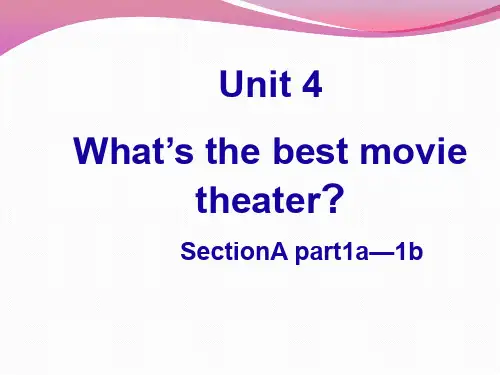 人教英语八年级上册 Unit4 SectionA 1a—1b (共16张PPT)