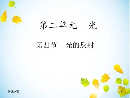 光的反射PPT课件