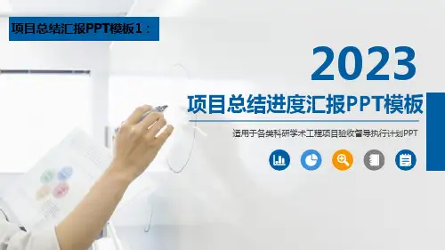 项目验收工作汇报(2023年)ppt