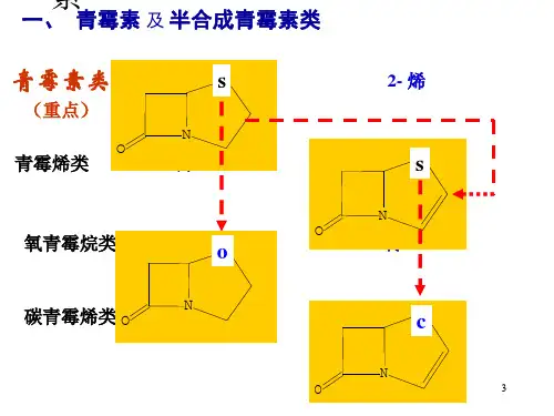 【PPT】半合成青霉素类