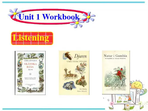 人教版高中英语必修5课件：Unit1 Workbook (共75张PPT)