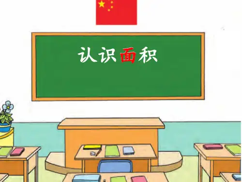 苏教版三年级下册数学认识面积课件