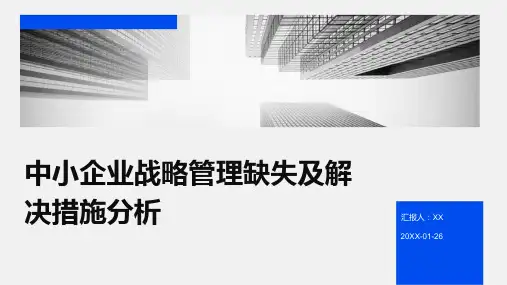 中小企业战略管理缺失及解决措施分析