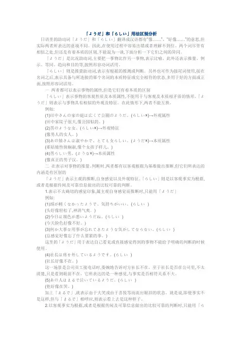 ようだ
