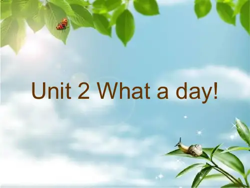 新译林版英语6上unit2Storytime课件