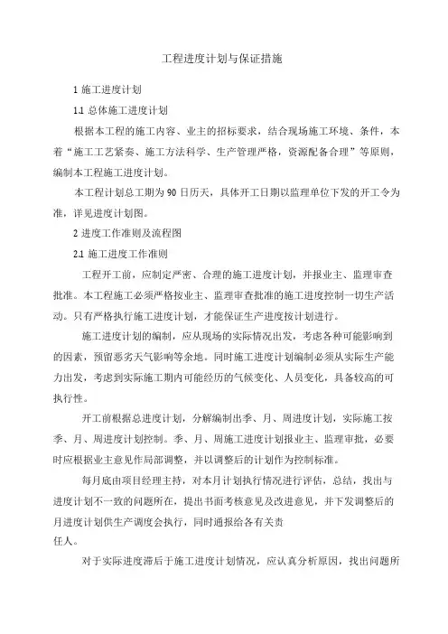 工程进度计划与保证措施