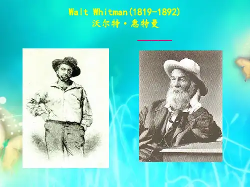 Walt Whitman(1819-1892)