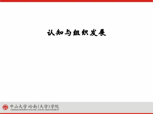 认知和组织行为学