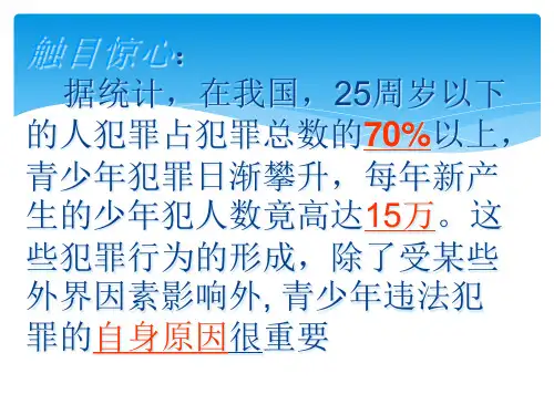 小学生法制教育ppt课件