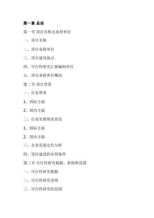 公共自行车可行性研究报告
