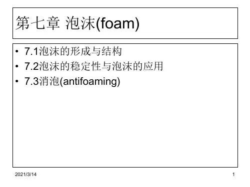泡沫课件学习