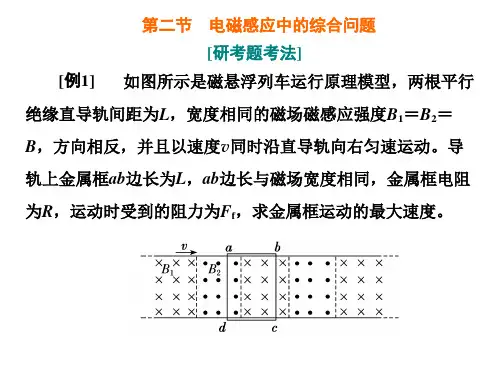 高考总复习《物理》电磁感应中的综合问题ppt课件
