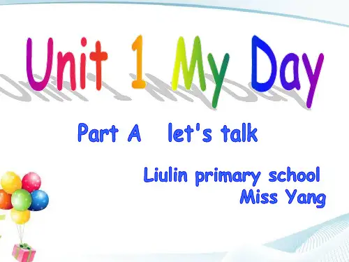 新版PEP五年级下册Unit1 A Let's talk