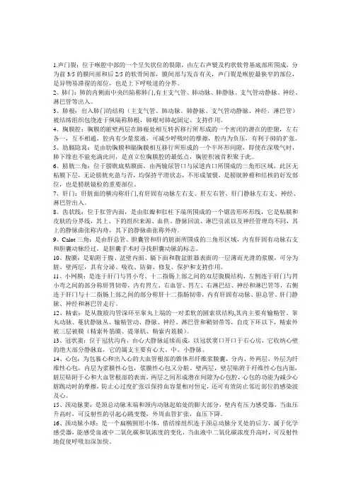系解名词解释